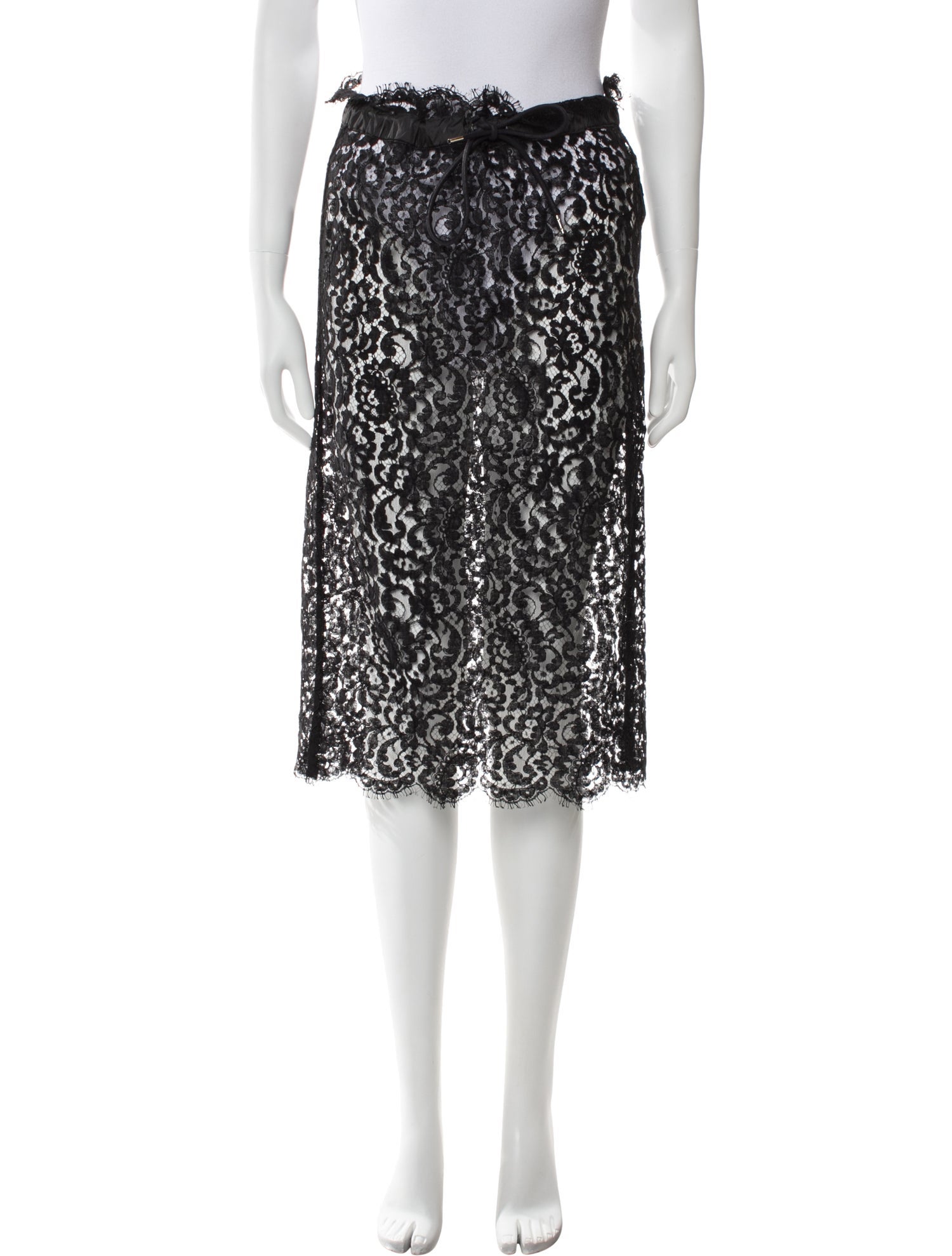 Sacai Lace Pattern Knee-Length Skirt w/ Tags