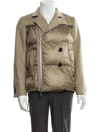 Sacai Wool Moto Jacket