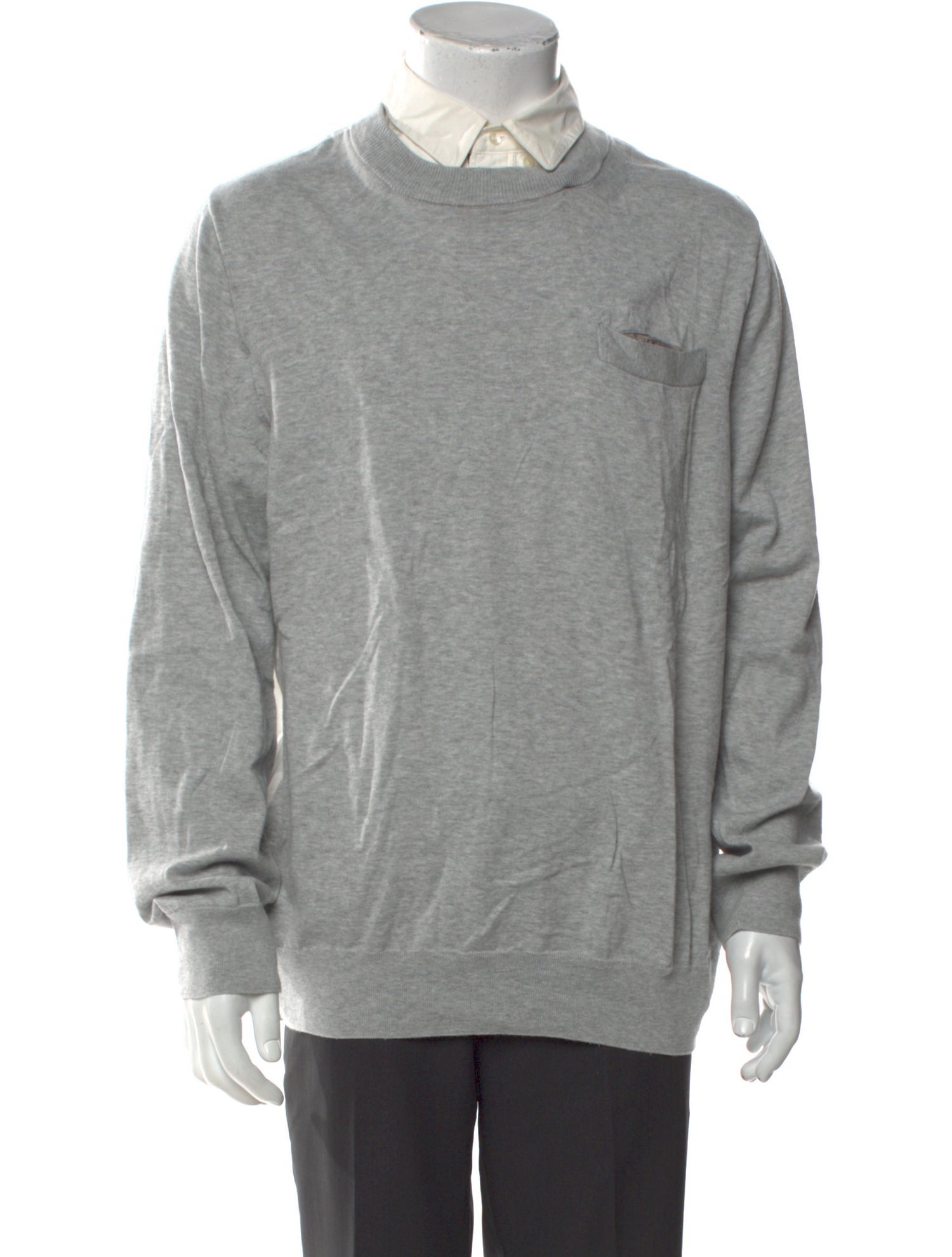 Sacai Collar Long Sleeve Pullover