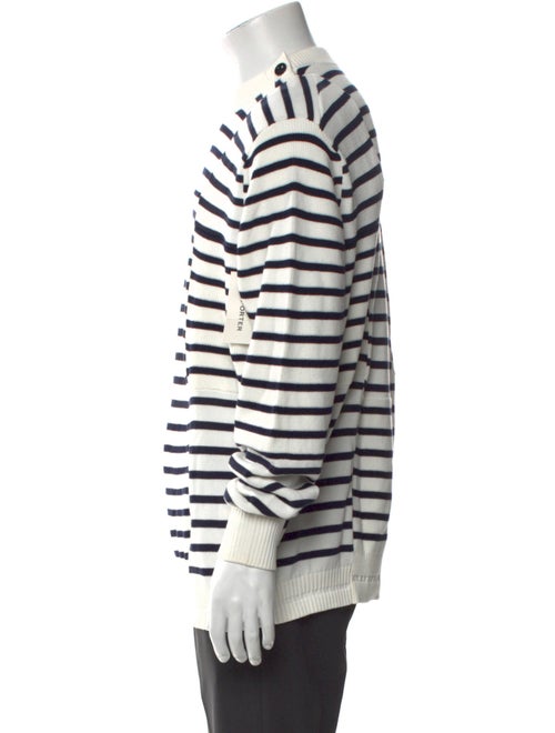 Sacai Striped Crew Neck Pullover