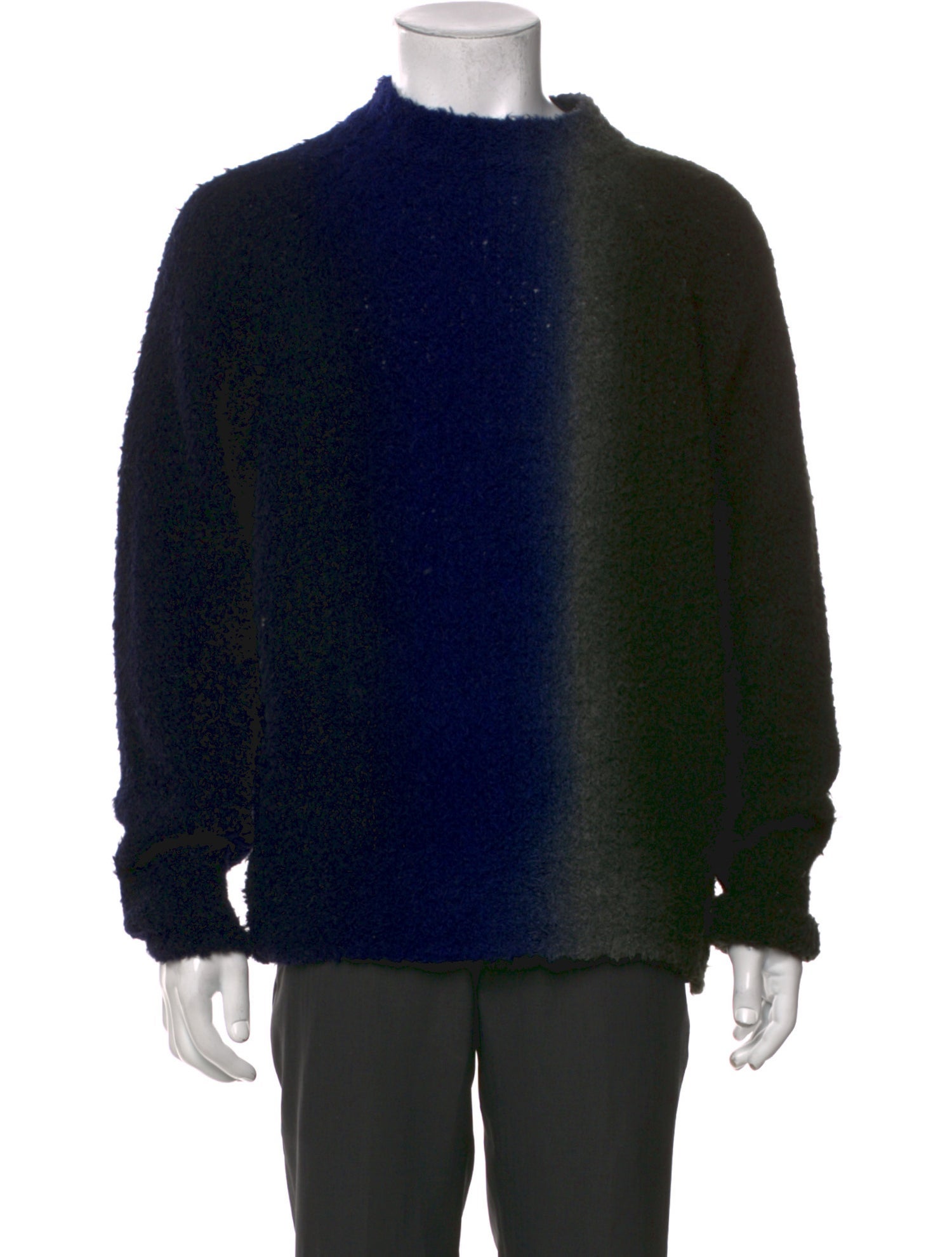 Sacai Wool Colorblock Pattern Cardigan