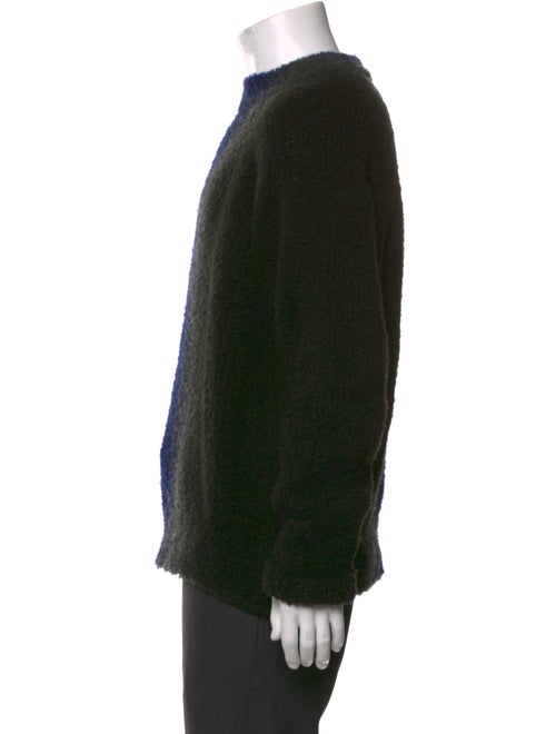 Sacai Wool Colorblock Pattern Cardigan