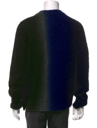 Sacai Wool Colorblock Pattern Cardigan
