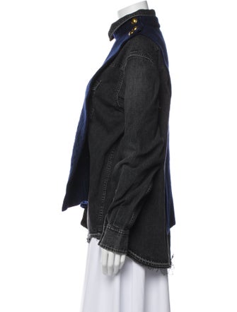 Sacai Wool Plaid Print Jacket