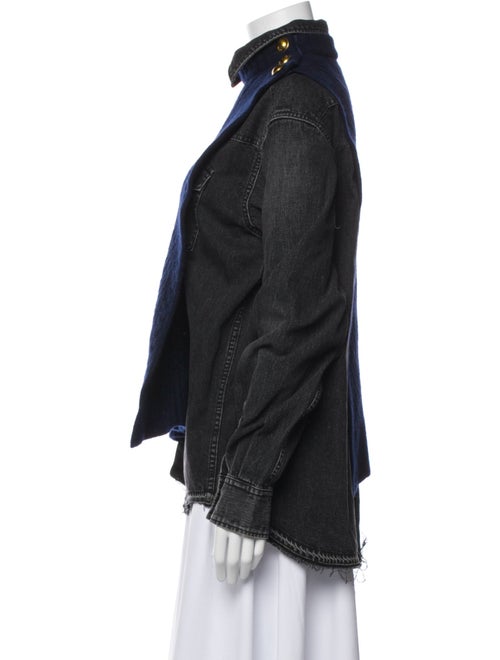 Sacai Wool Plaid Print Jacket