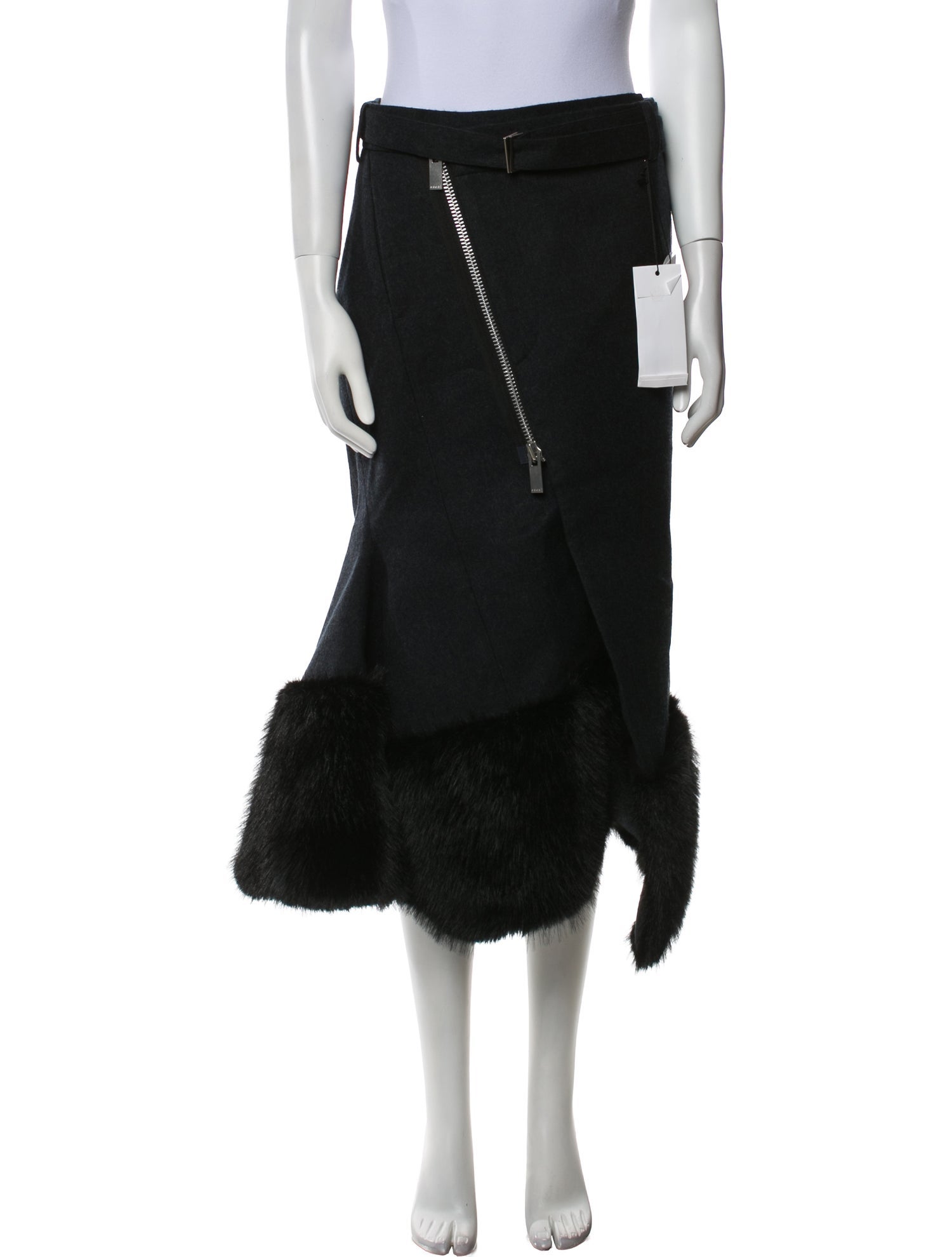 Sacai Wool Midi Length Skirt w/ Tags