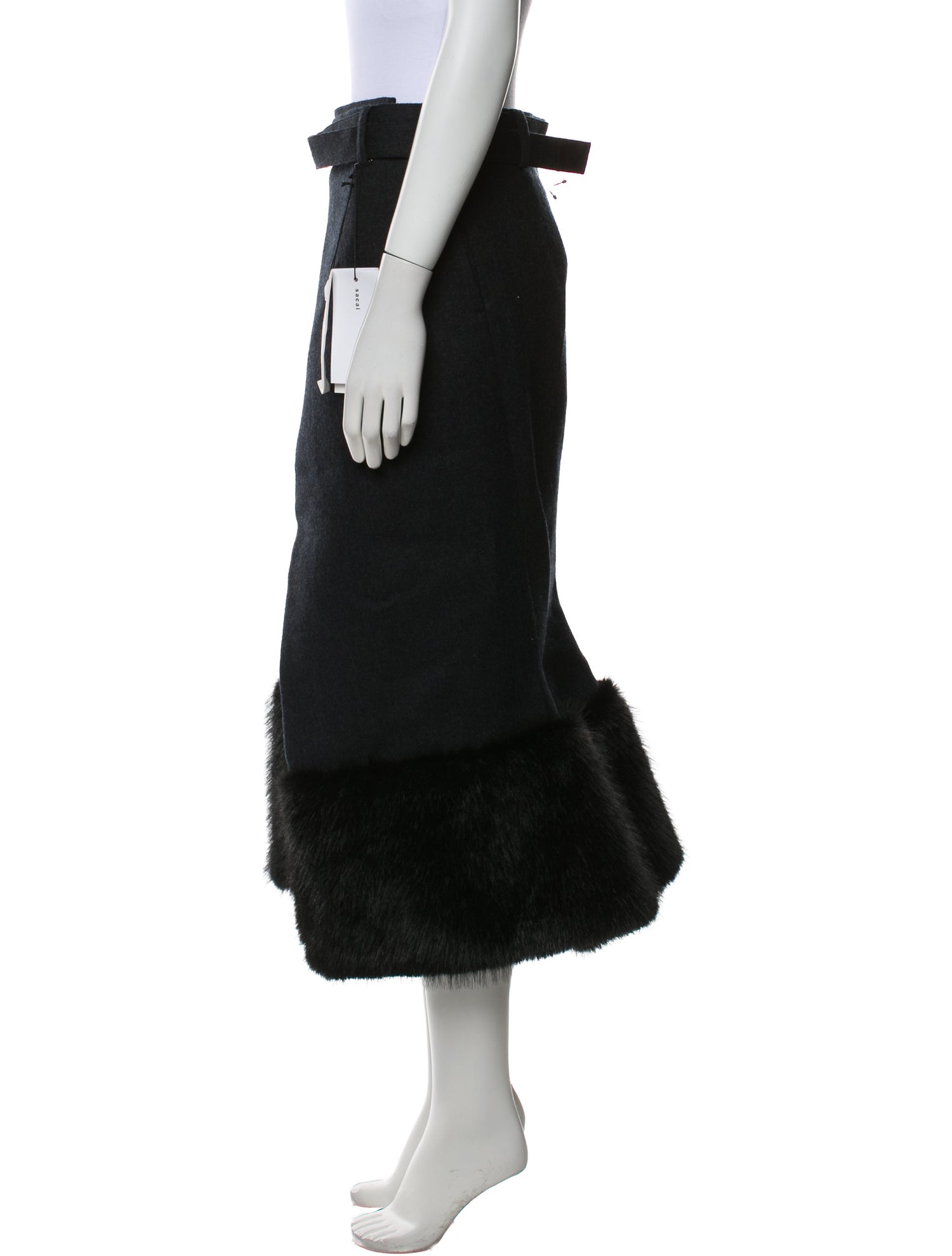 Sacai Wool Midi Length Skirt w/ Tags