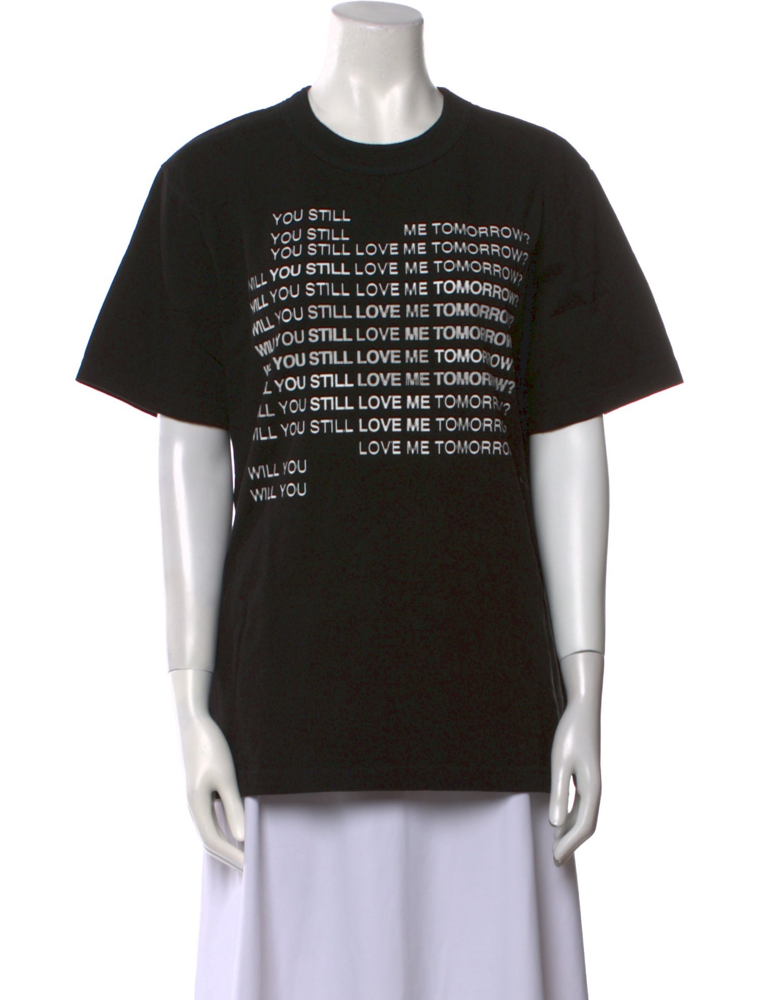 Sacai Graphic Print Crew Neck T-Shirt