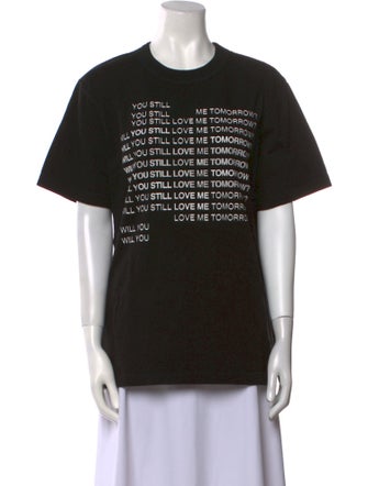 Sacai Graphic Print Crew Neck T-Shirt