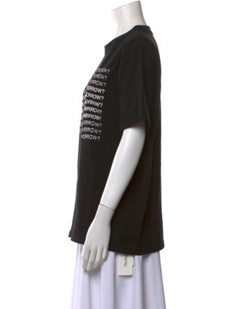 Sacai Graphic Print Crew Neck T-Shirt