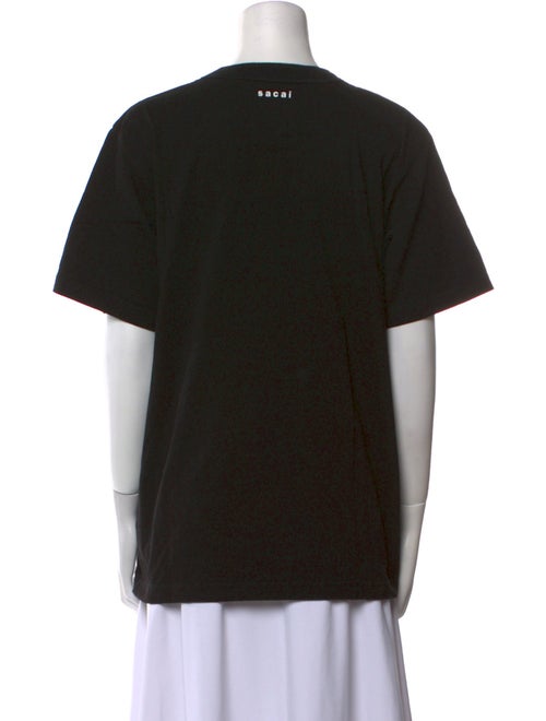 Sacai Graphic Print Crew Neck T-Shirt