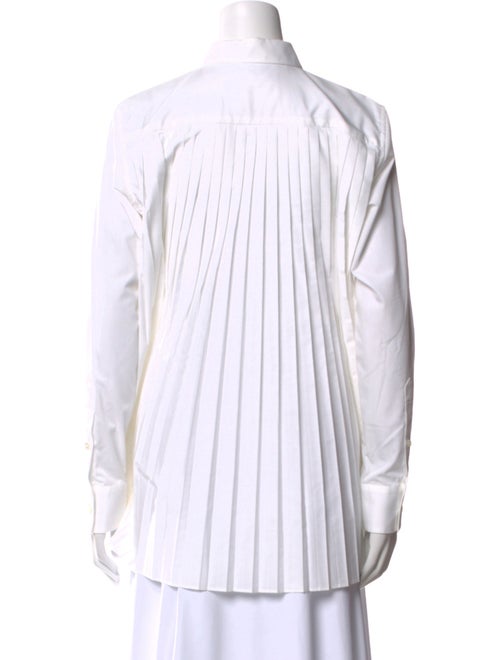 Sacai Long Sleeve Button-Up Top