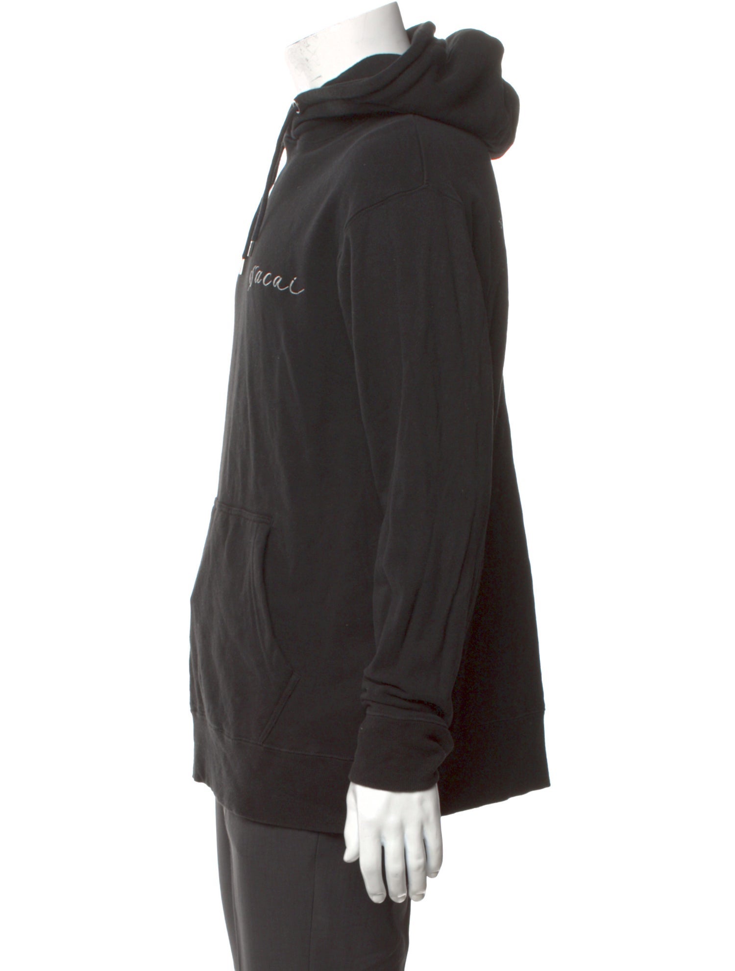 Sacai Graphic Print Crew Neck Hoodie