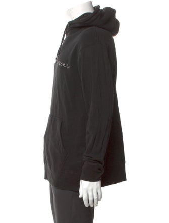 Sacai Graphic Print Crew Neck Hoodie