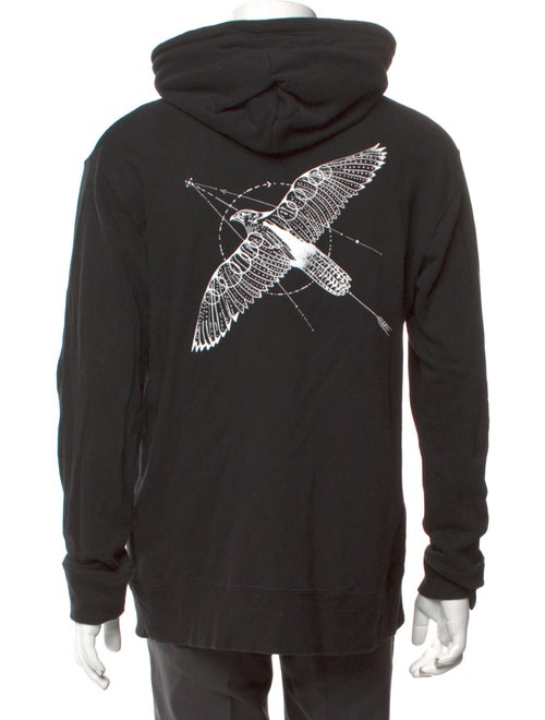 Sacai Graphic Print Crew Neck Hoodie