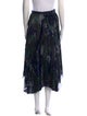 Sacai Printed Midi Length Skirt
