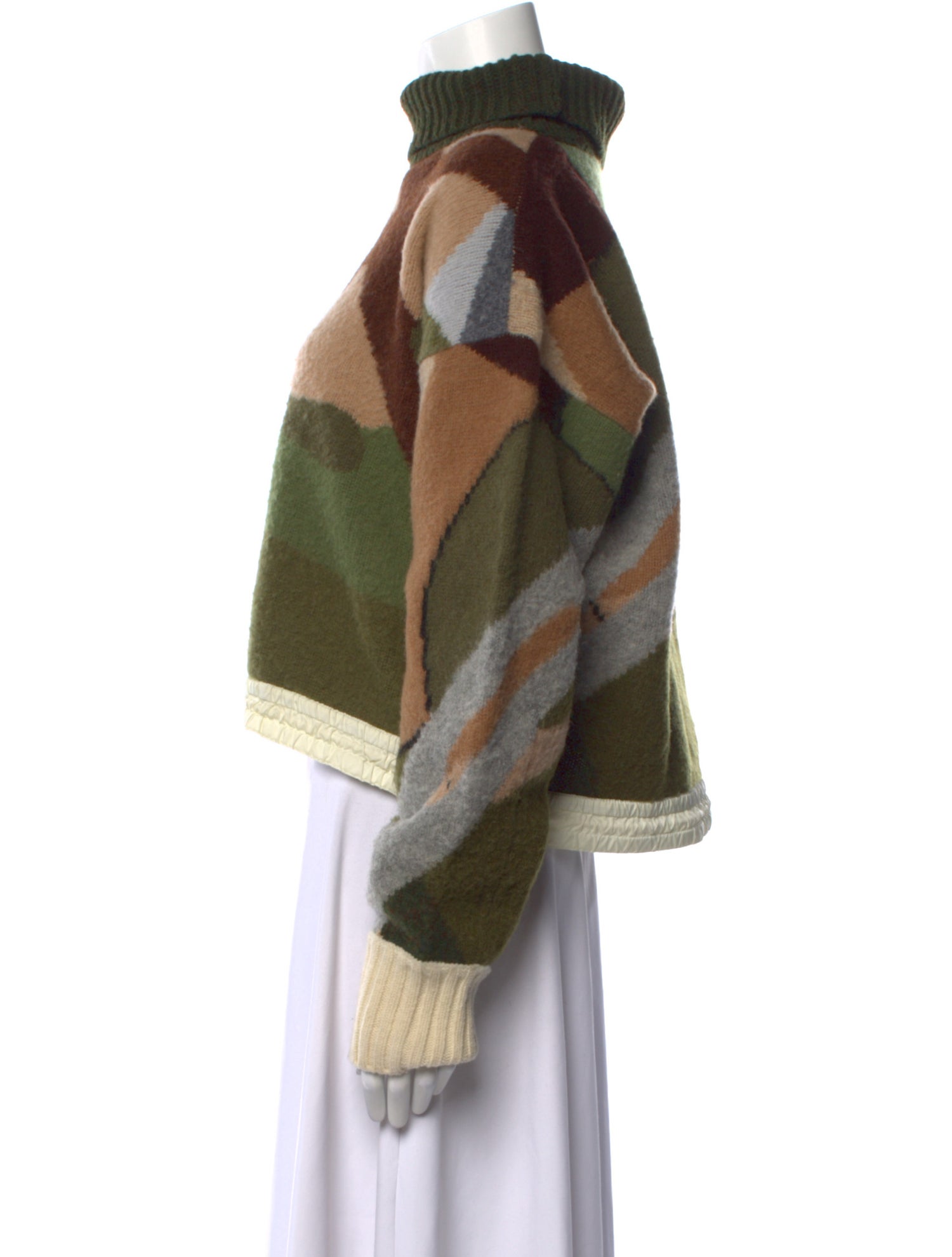 Sacai Wool Printed Sweater