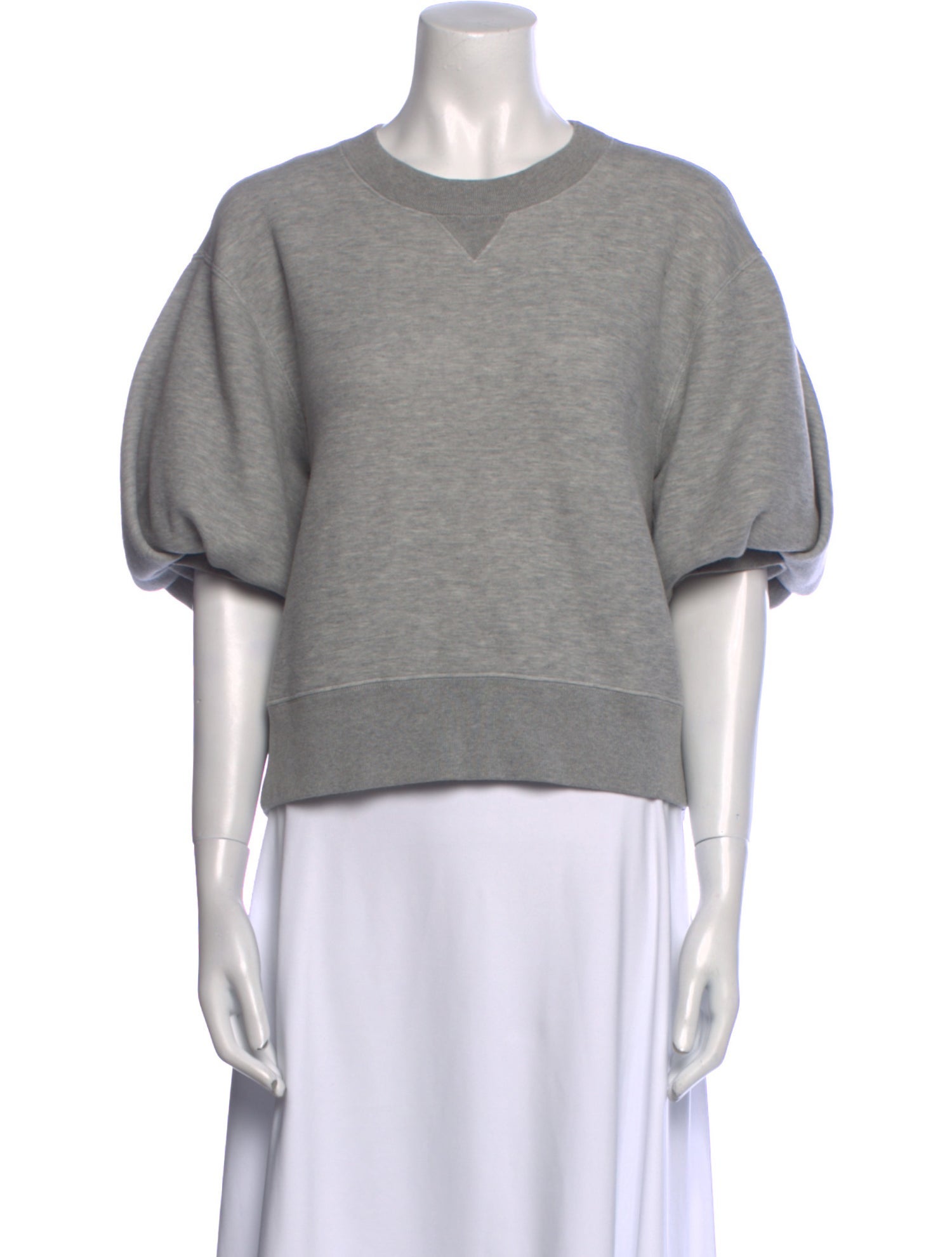 Sacai Crew Neck Short Sleeve Sweatshirt