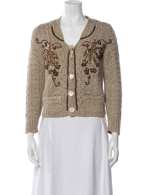 Sacai Wool Floral Print Evening Jacket