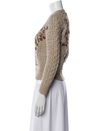 Sacai Wool Floral Print Evening Jacket