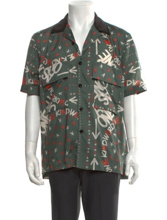 Sacai Printed Short Sleeve Shirt