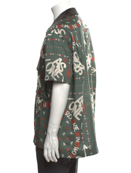 Sacai Printed Short Sleeve Shirt