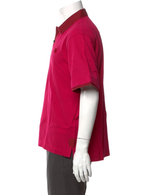 Sacai Collar Short Sleeve Polo Shirt