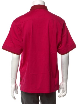 Sacai Collar Short Sleeve Polo Shirt