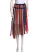 Sacai Striped Mini Skirt