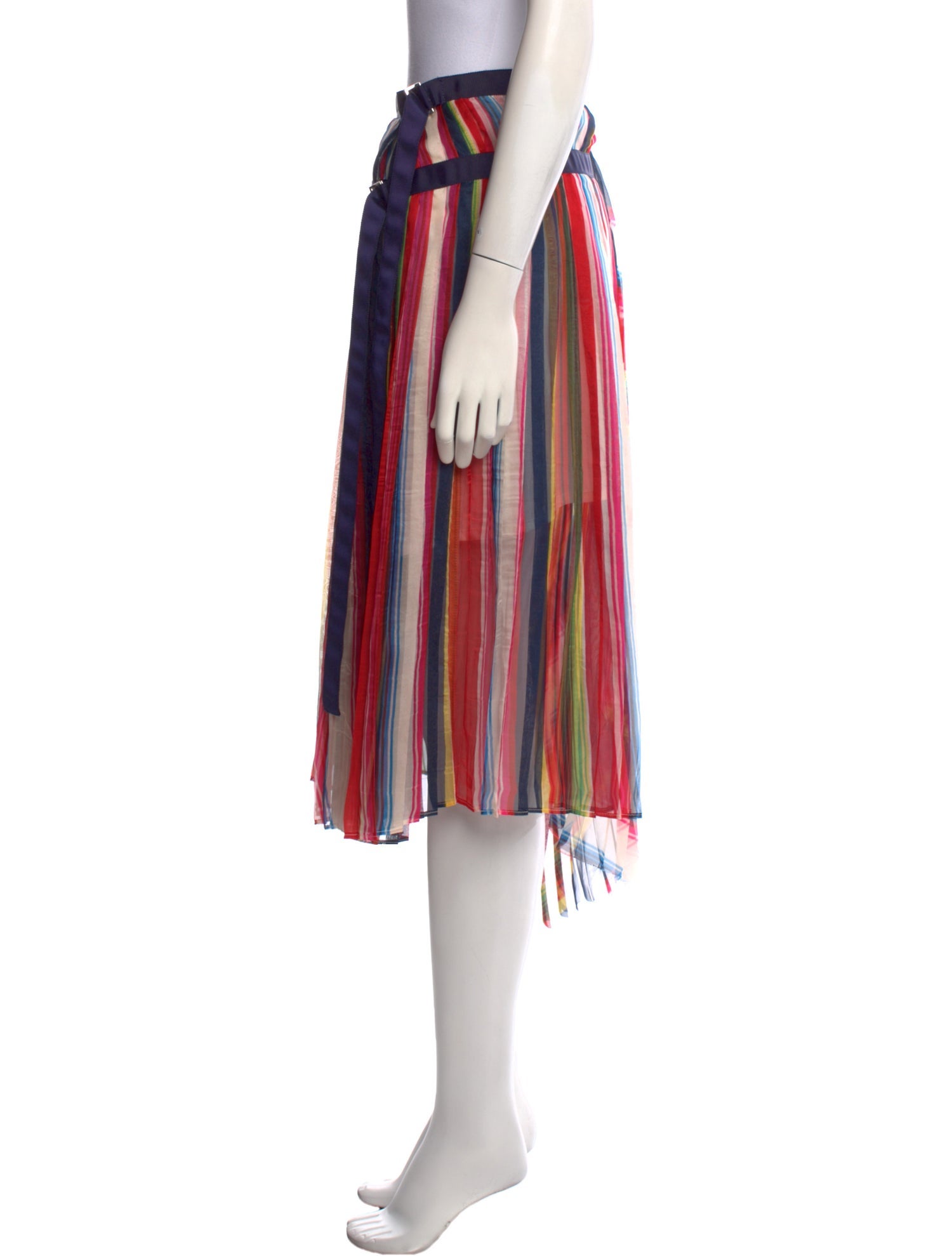 Sacai Striped Mini Skirt