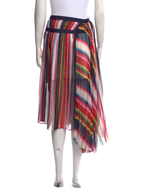 Sacai Striped Mini Skirt