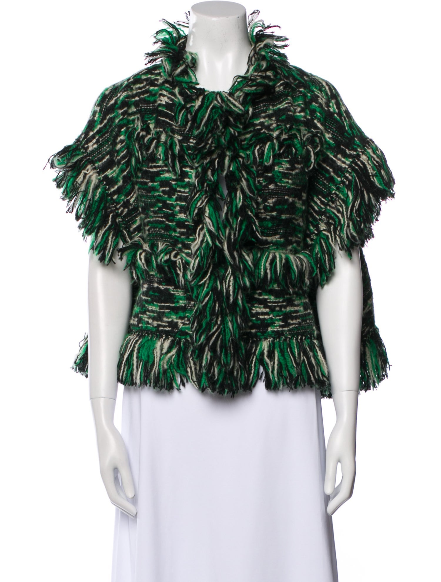 Sacai Wool Printed Evening Jacket