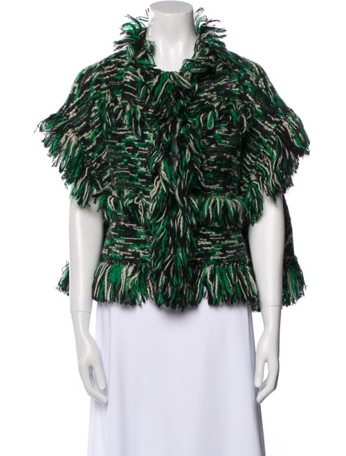 Sacai Wool Printed Evening Jacket