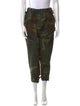Sacai Camouflage Print Skinny Leg Pants