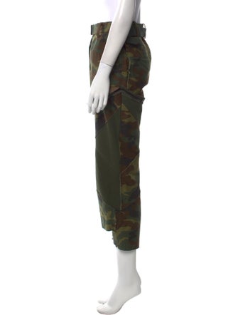 Sacai Camouflage Print Skinny Leg Pants