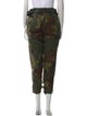 Sacai Camouflage Print Skinny Leg Pants