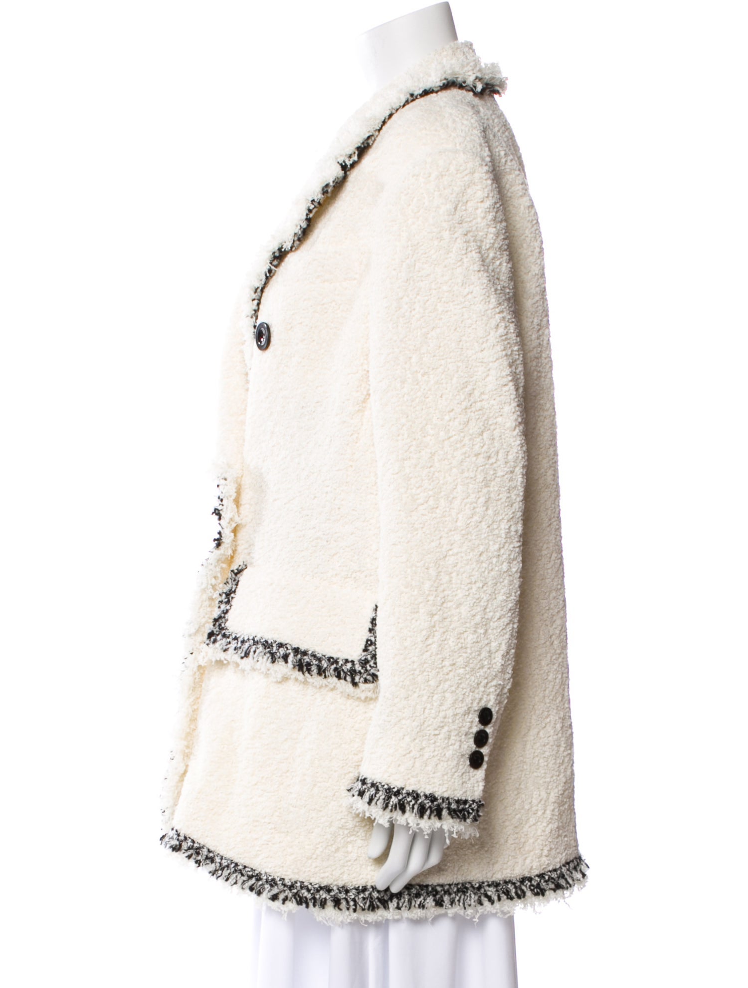 Sacai Nylon Faux Fur Jacket