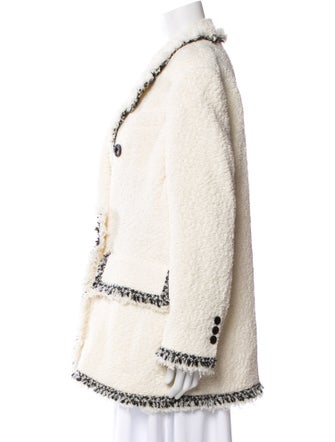 Sacai Nylon Faux Fur Jacket