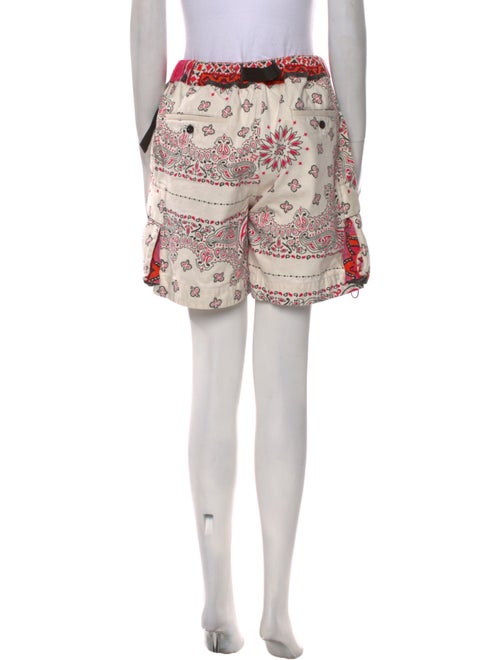 Sacai Paisley Print Knee-Length Shorts