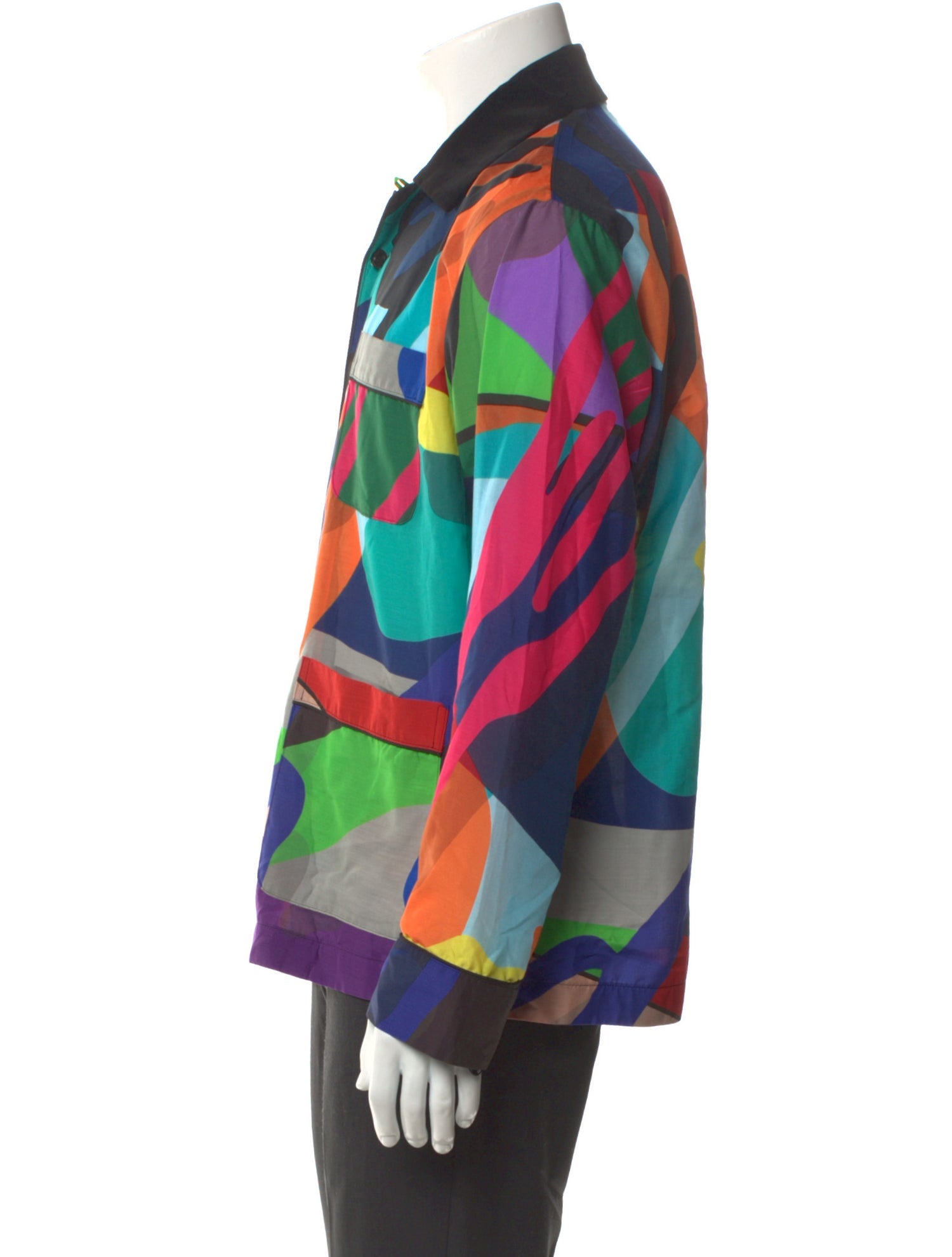 Sacai Printed Long Sleeve Shirt