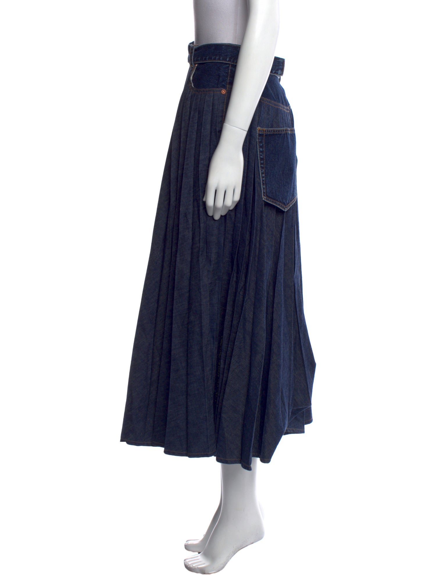 Sacai Midi Length Skirt