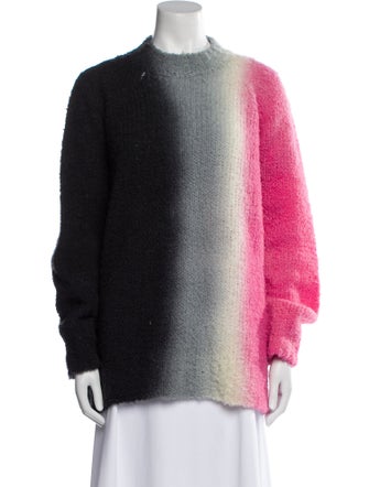 Sacai Wool Mock Neck Sweater
