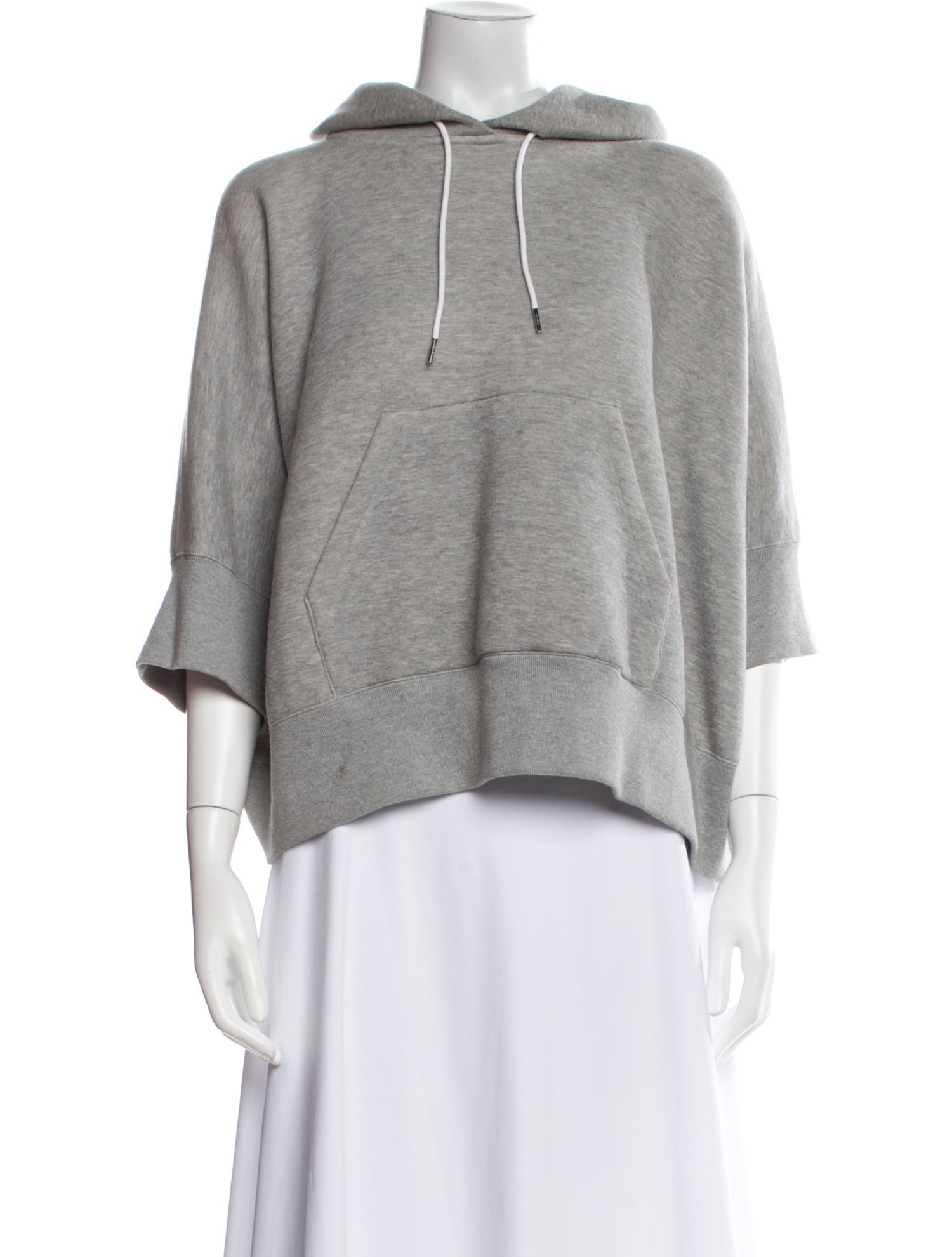 Sacai Crew Neck Three-Quarter Sleeve Sweatshirt