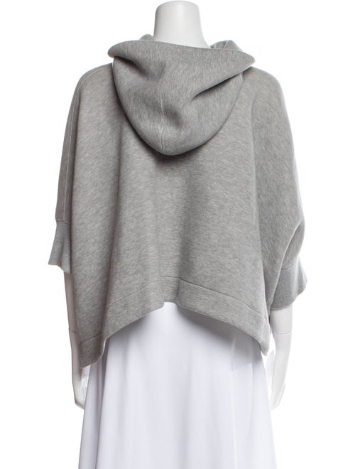 Sacai Crew Neck Three-Quarter Sleeve Sweatshirt