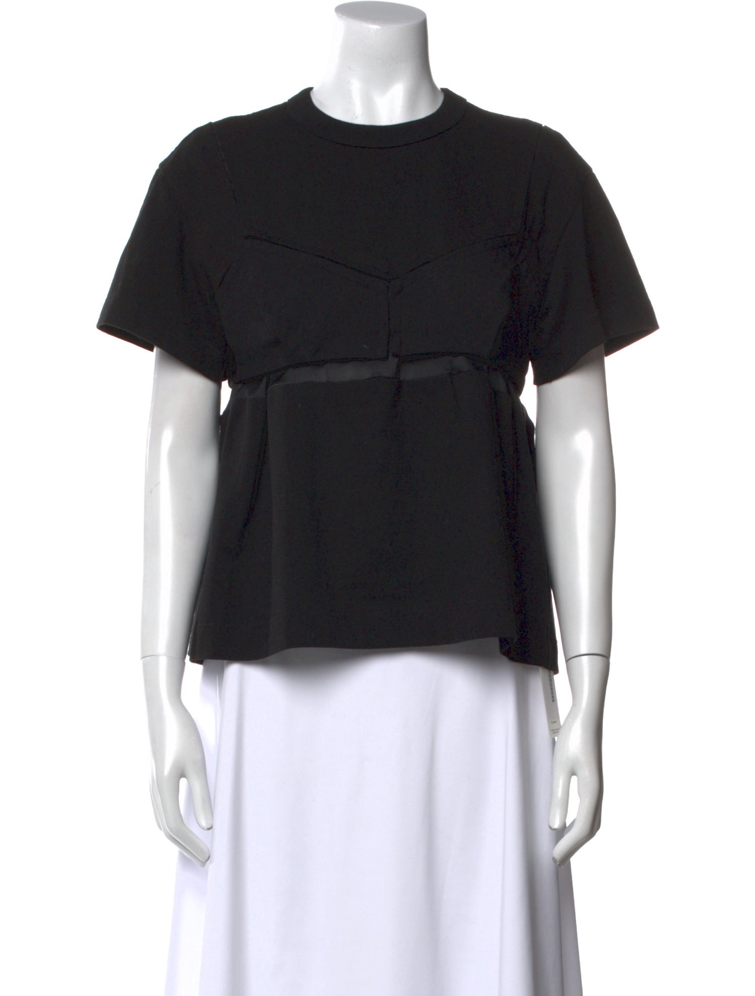 Sacai Crew Neck Short Sleeve T-Shirt