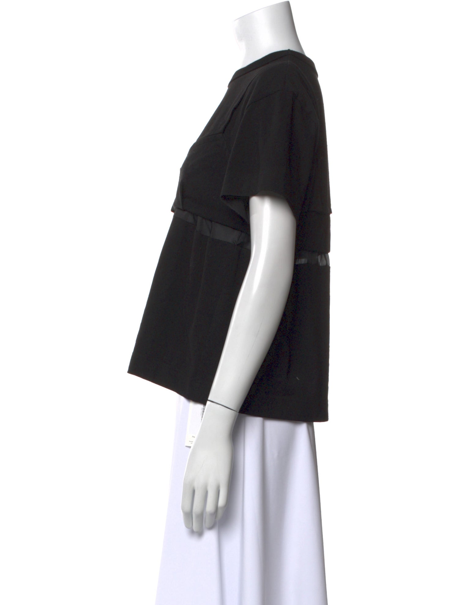 Sacai Crew Neck Short Sleeve T-Shirt