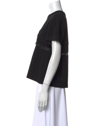 Sacai Crew Neck Short Sleeve T-Shirt