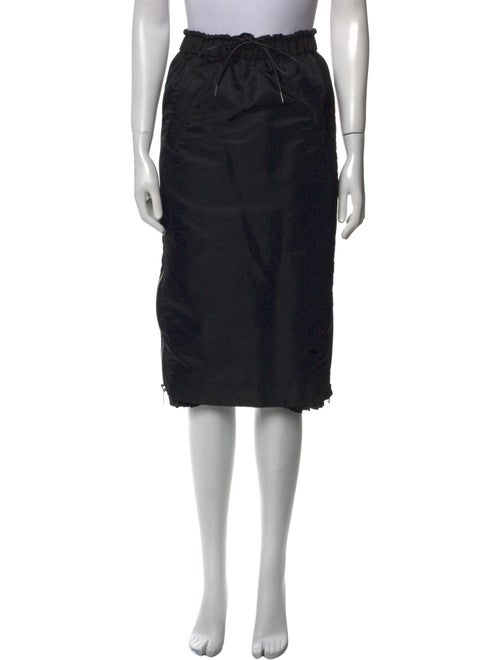 Sacai Grosgrain Trim Knee-Length Skirt
