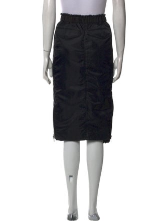 Sacai Grosgrain Trim Knee-Length Skirt