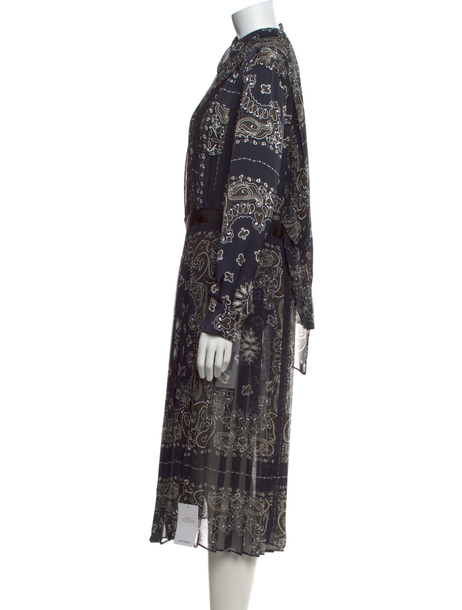 Sacai Paisley Print Long Dress w/ Tags
